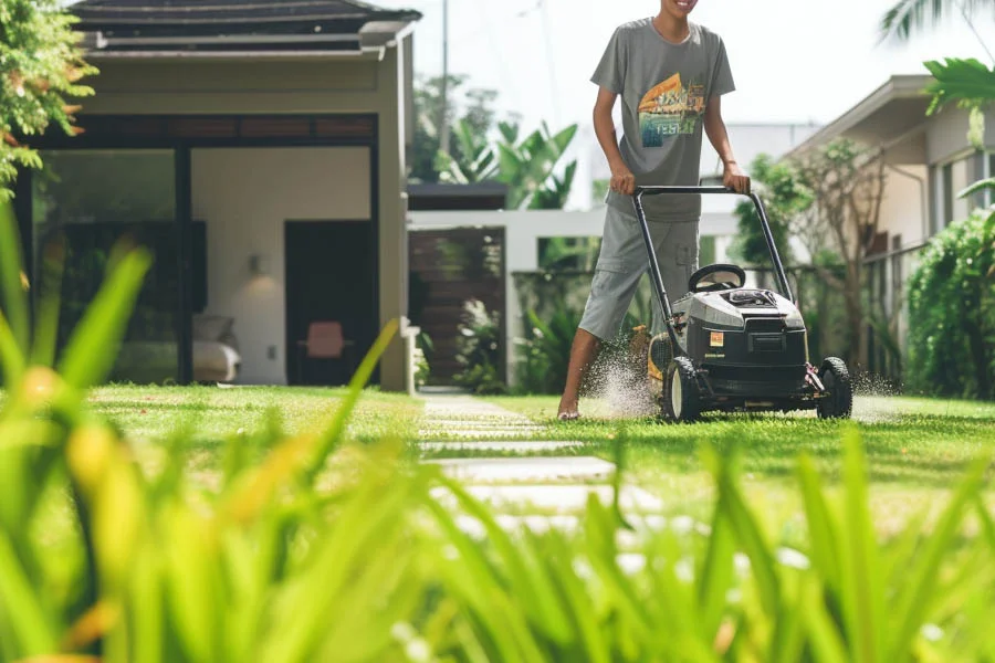 best electric lawn mower for small lawns